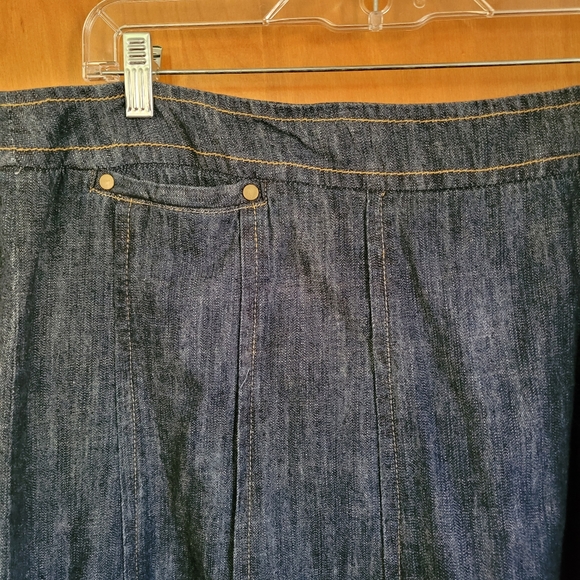 CJ Banks Denim Skirt - Picture 2 of 7